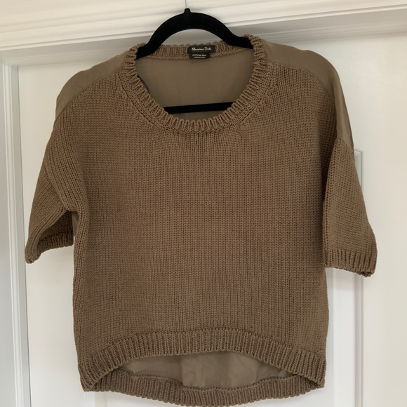 Massimo Dutti cotton silk sweater top - Picture 1 of 3
